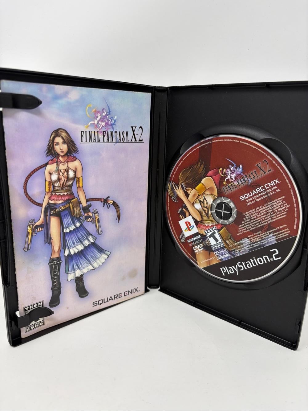 Final Fantasy X-2 (PlayStation 2) - Red Disc, Black Case